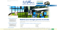 Desktop Screenshot of elevagelec.com