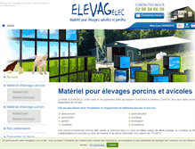 Tablet Screenshot of elevagelec.com